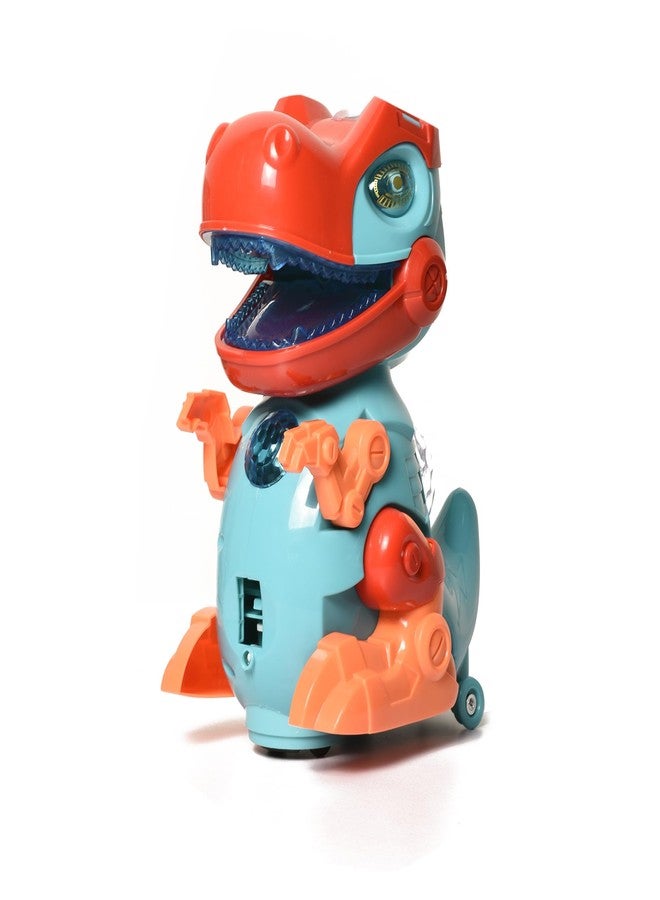 Braintastic لعبة ديناصور موسيقية رائعة من براينتاستيك مع أضواء وامضة وأصوات، ألعاب تعليمية لتنمية مهارات الأطفال في سن 3 سنوات فما فوق - Image 1